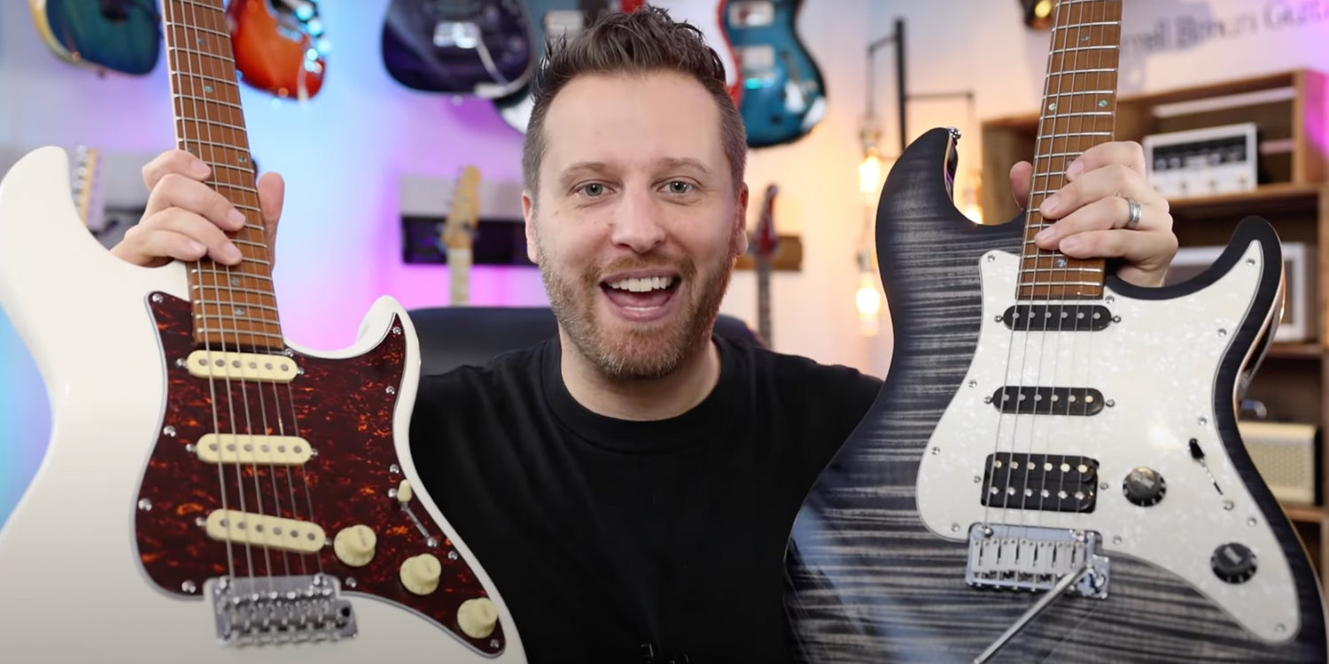 Well-known YouTuber, Musician, and Teacher features the Larry Carlton Signature Electric Guitars in His Channel
